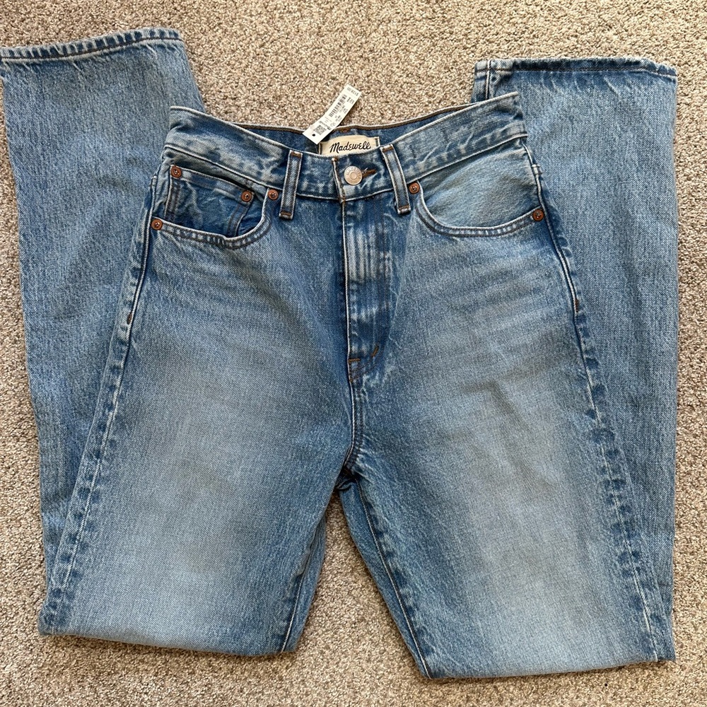 Brand new Madewell straight leg jeans